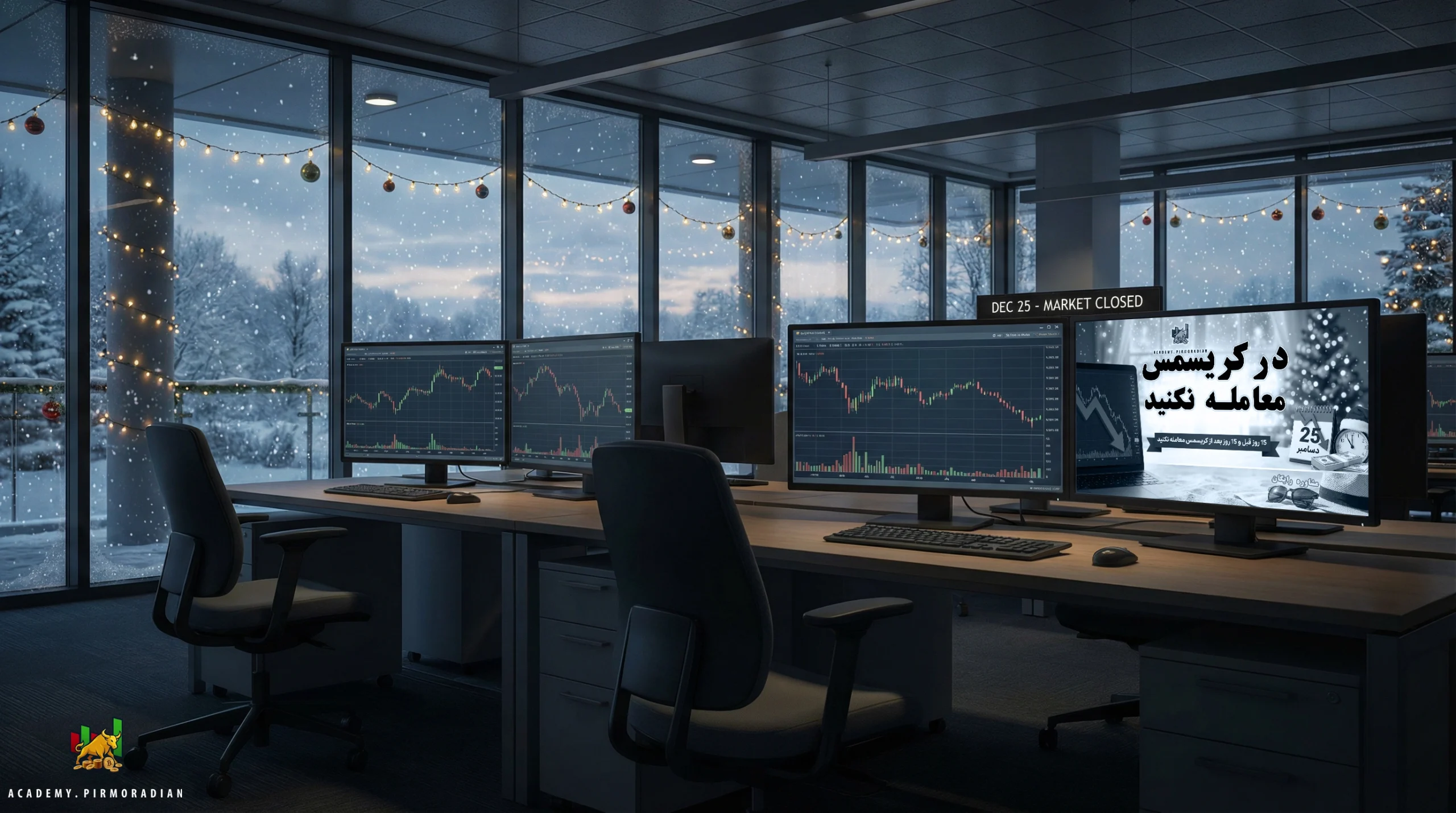 در کریسمس معامله نکنید _ امین پیرمرادیان